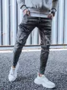 Spodnie męskie jeansowe typu bojówki ciemnoszare Dstreet UX3260_3