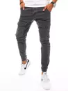Spodnie męskie jeansowe typu bojówki ciemnoszare Dstreet UX3273_2