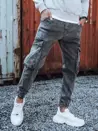 Spodnie męskie jeansowe typu bojówki ciemnoszare Dstreet UX3311_3