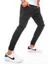 Spodnie męskie jeansowe typu bojówki czarne Dstreet UX3274