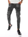 Spodnie męskie jeansowe typu bojówki czarne Dstreet UX3290_2
