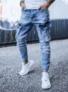 Spodnie męskie jeansowe typu bojówki niebieskie Dstreet UX3261_2