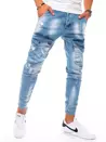 Spodnie męskie jeansowe typu bojówki niebieskie Dstreet UX3269_3