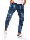 Spodnie męskie jeansowe typu bojówki niebieskie Dstreet UX3270_3