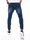 Spodnie męskie jeansowe typu bojówki niebieskie Dstreet UX3270_4