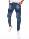 Spodnie męskie jeansowe typu bojówki niebieskie Dstreet UX3293_2