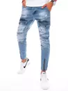 Spodnie męskie jeansowe typu bojówki niebieskie Dstreet UX3294_2