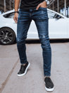 Spodnie męskie jeansowe z dziurami niebieskie Dstreet UX4021_1