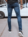 Spodnie męskie jeansowe z dziurami niebieskie Dstreet UX4021_4