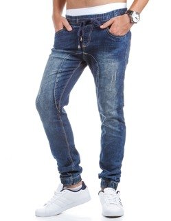 Spodnie męskie joggery jeansowe UX0407