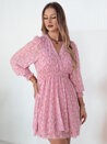 Sukienka mini SPINESA różowa Dstreet EY2450_1