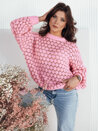 Sweter damski oversize BUGGER różowy Dstreet MY2304_1