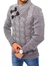 Sweter męski ciemnoszary Dstreet WX1780_3