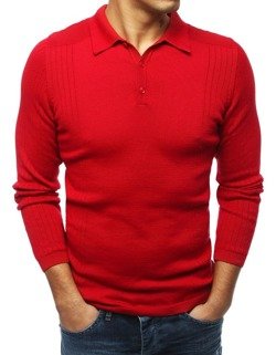 Sweter męski czerwony Dstreet WX1416