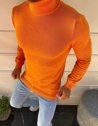 Sweter męski golf pomarańczowy Dstreet WX1594_1