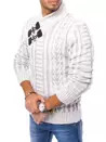 Sweter męski jasnoszary Dstreet WX1775_3