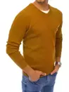 Sweter męski kamelowy Dstreet WX1721_2