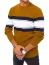 Sweter męski kamelowy Dstreet WX1736_3