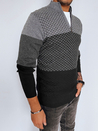 Sweter męski szaro-czarny Dstreet WX2115_2