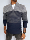Sweter męski szaro-granatowy Dstreet WX2116_1