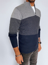 Sweter męski szaro-granatowy Dstreet WX2116_2