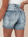 Szorty damskie jeansowe JEANFUN niebieskie Dstreet SY0376_3