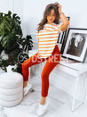 T-shirt damski FABULOUS MOMENT pomarańczowy Dstreet RY2151_2