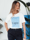 T-shirt damski LAMOUR biały Dstreet RY2587_1
