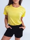 T-shirt damski MAYLA II jasnożółty Dstreet RY1742_1
