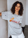 T-shirt damski TOUCH jasnoszary Dstreet RY2629_2