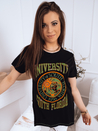 T-shirt damski UNIVERSITY czarny Dstreet RY1922_2