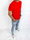 T-shirt męski basic czerwony Dstreet RX4905_3