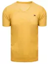 T-shirt męski basic musztardowy Dstreet RX4998