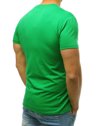T-shirt męski bez nadruku zielony Dstreet RX3413_4