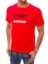 T-shirt męski czerwony Dstreet RX4736
