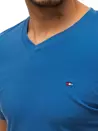 T-shirt męski gładki niebieski Dstreet RX4790_4