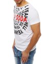 T-shirt męski z nadrukiem biały Dstreet RX4077_3