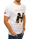T-shirt męski z nadrukiem biały Dstreet RX4337_3