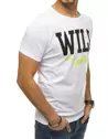 T-shirt męski z nadrukiem biały Dstreet RX4341_3