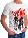 T-shirt męski z nadrukiem biały Dstreet RX4505_3
