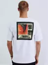 T-shirt męski z nadrukiem biały Dstreet RX4662_2