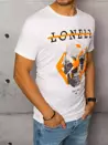 T-shirt męski z nadrukiem biały Dstreet RX4684_3
