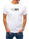 T-shirt męski z nadrukiem biały Dstreet RX4731_3