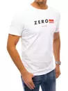 T-shirt męski z nadrukiem biały Dstreet RX4740_1