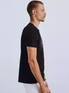 T-shirt męski z nadrukiem czarny Dstreet RX4589_2
