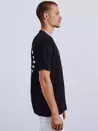 T-shirt męski z nadrukiem czarny Dstreet RX4624_3