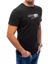 T-shirt męski z nadrukiem czarny Dstreet RX4732_2