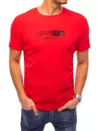 T-shirt męski z nadrukiem czerwony Dstreet RX4729_3