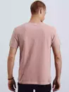 T-shirt męski z nadrukiem różowy Dstreet RX4629_3